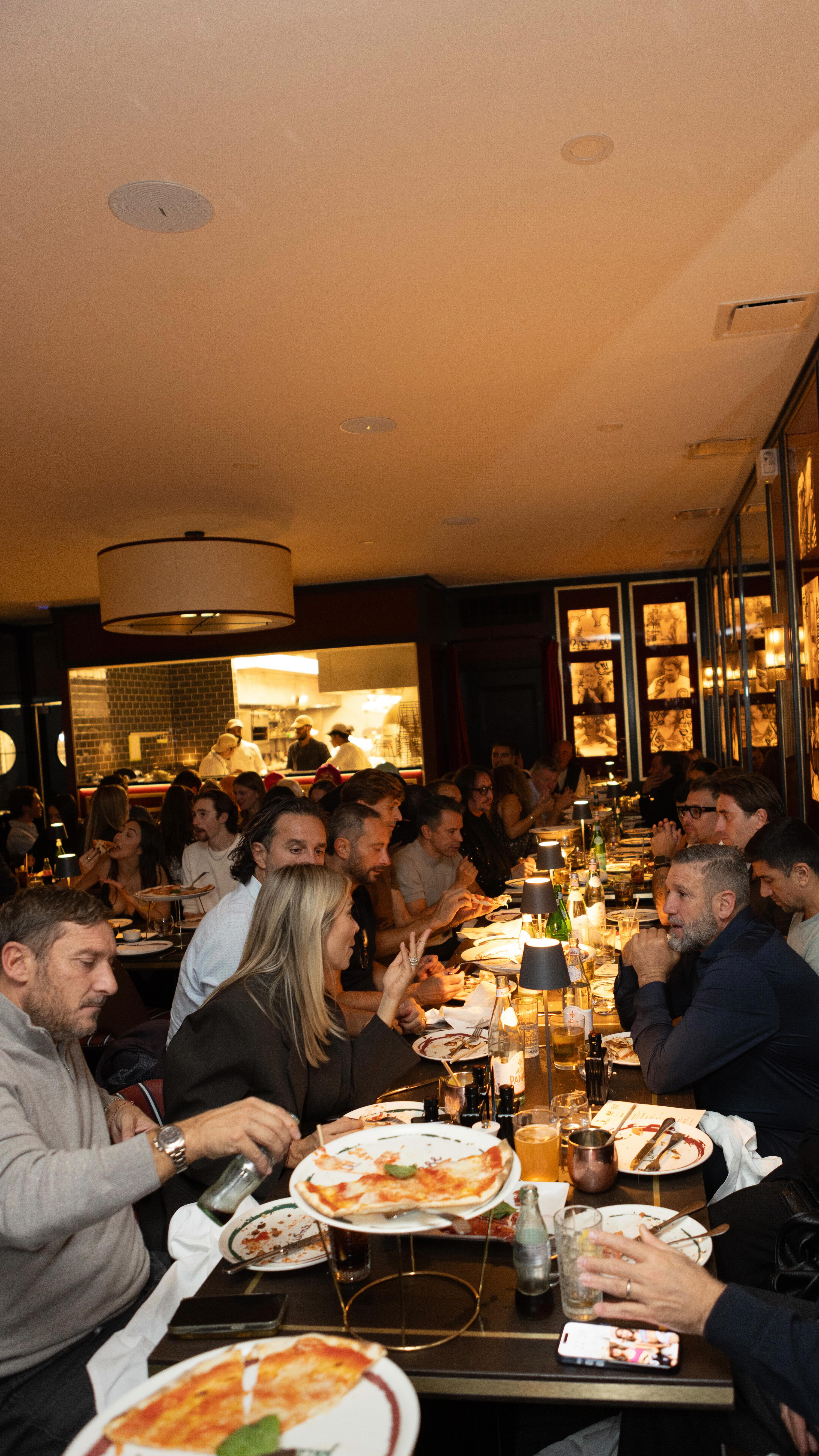 Late pizza with Sivori Platini Baggio Zidane and Alessandro Del
