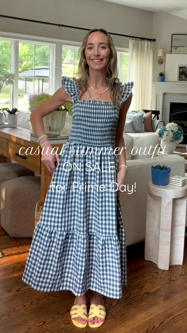 amazon cute summer dresses Outfit from 😎, 🇺🇸 The Perfect casual summer dress to wear on July 4th ‼️, 🩵 Tap the heart & FOLLOW Hoboken Realtors, 🩵 shop this cute ‘fit: https://liketk.it/6 Brown Off Shoulder Maternity Skirt Length:18 inches upto50oct24