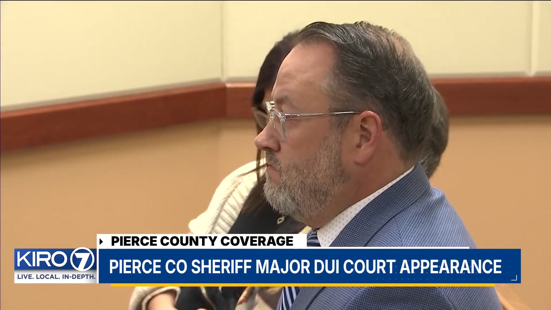 A former Pierce County Sheriff’s Office major pled not guilty to two ...