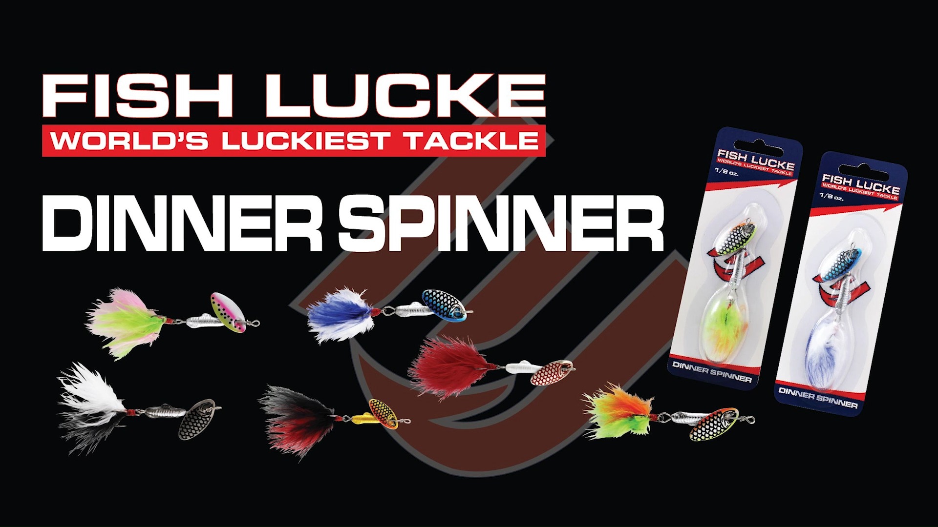 🎣 Meet the Fish LuckE Dinner Spinner! This compact, hard-hitting inline ...