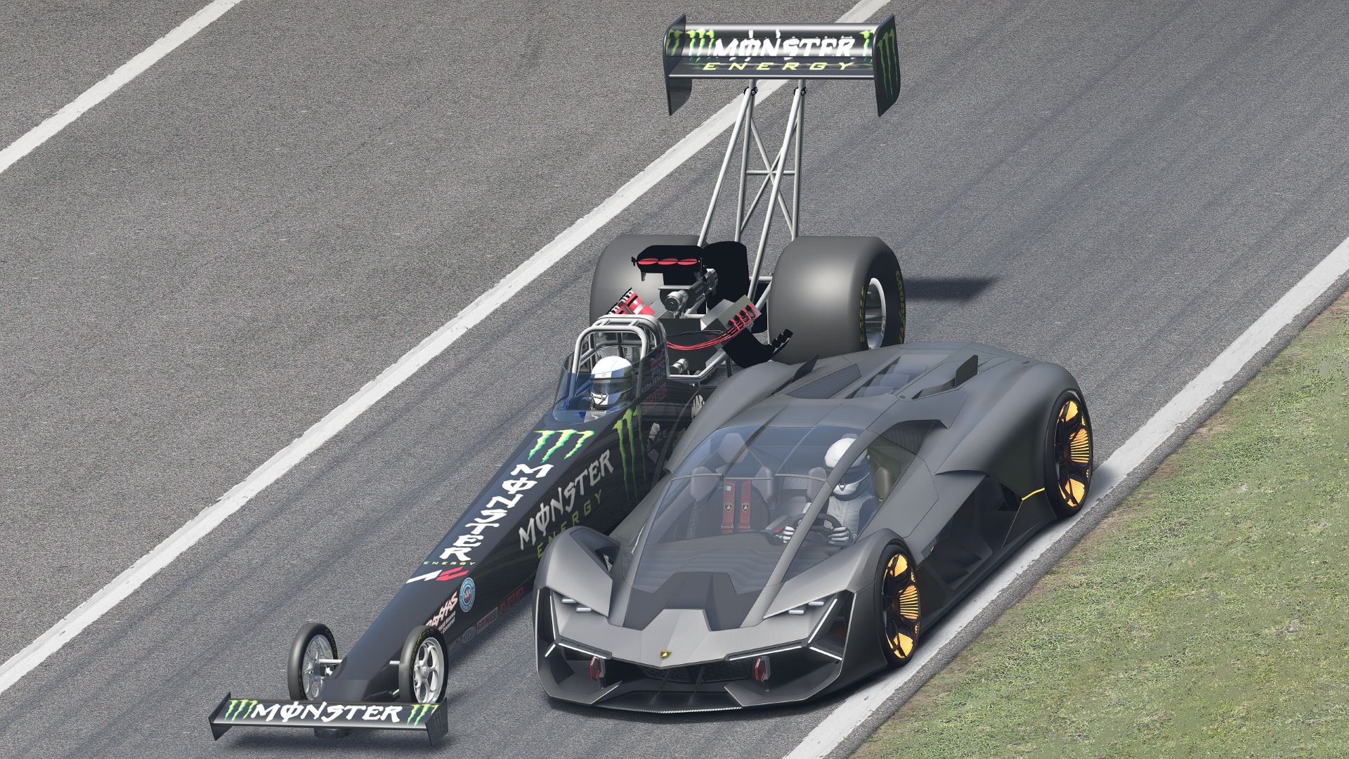 The FASTEST Racing on Earth - Lamborghini Terzo Millennio vs NHRA Top ...