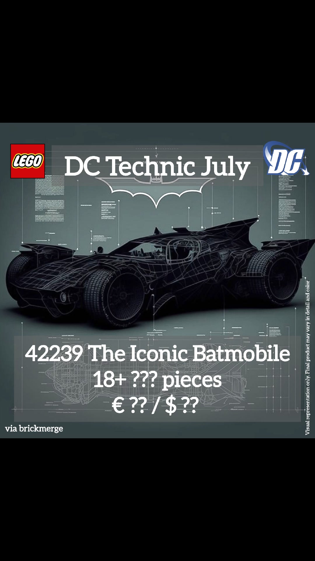 Lego | DC #Technic July Release #42239 The Iconic #Batmobile | Lgm