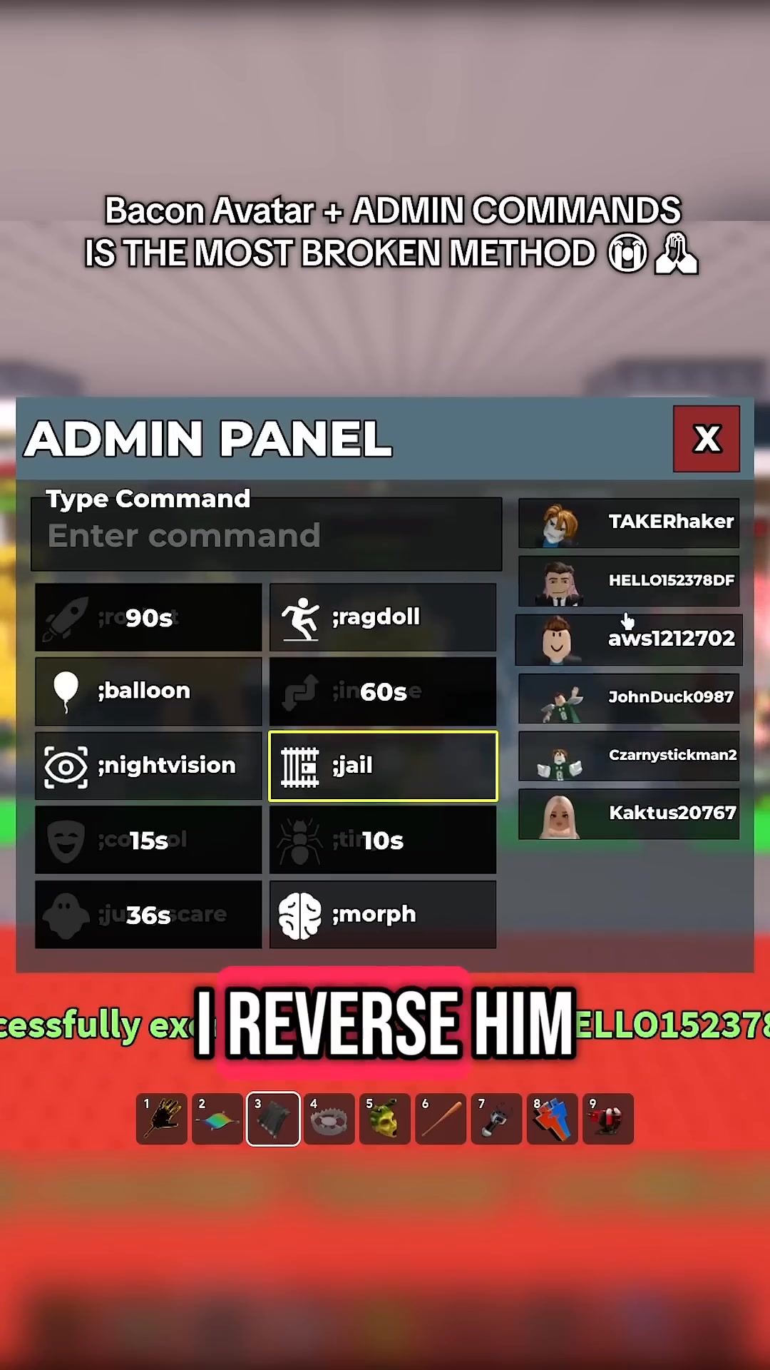 Stealing a 700k/s frutonni using admin commands #roblox #stealabrainrot ...