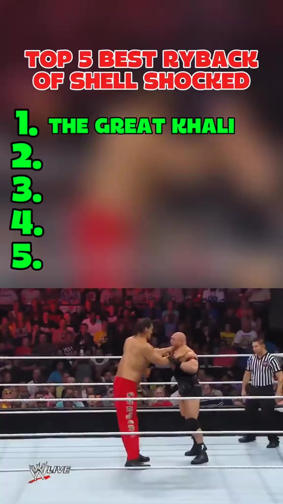 Top 5 Best Ryback Of Shell Shocked #WWE #wwefan #wwetiktok #ryback # ...
