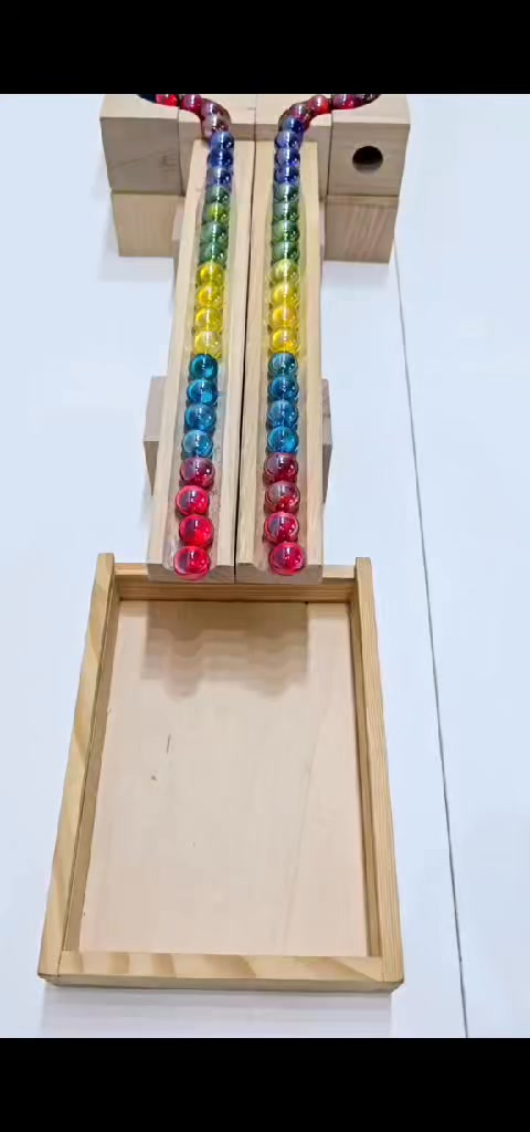 Marble Run ASMR ☆Little Carpenter Wooden Ramp Kugel Bahn Big Speed # ...