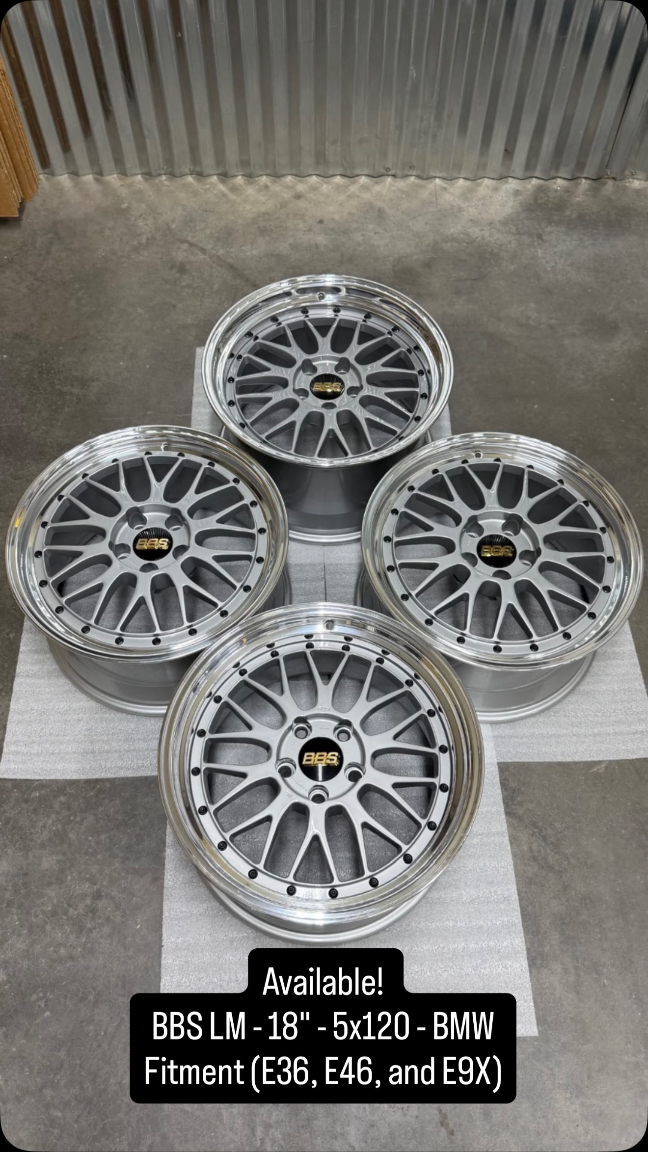 📣 In stock and ready to ship! BBS LM - 18” - 5x120 - BMW Fitment (E36 ...