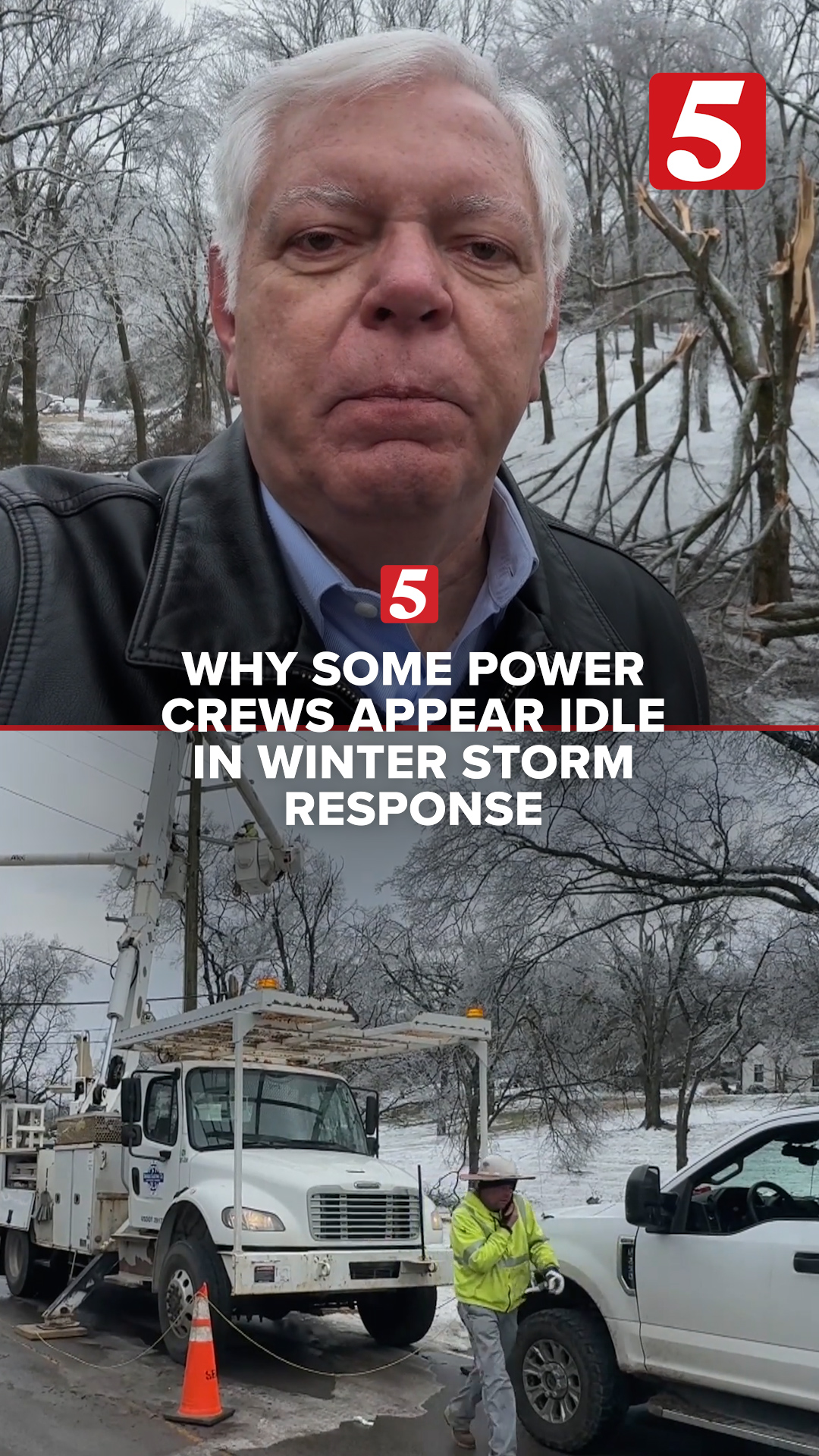Many NC5 viewers asked why power crews seem to be stagnant at work ...