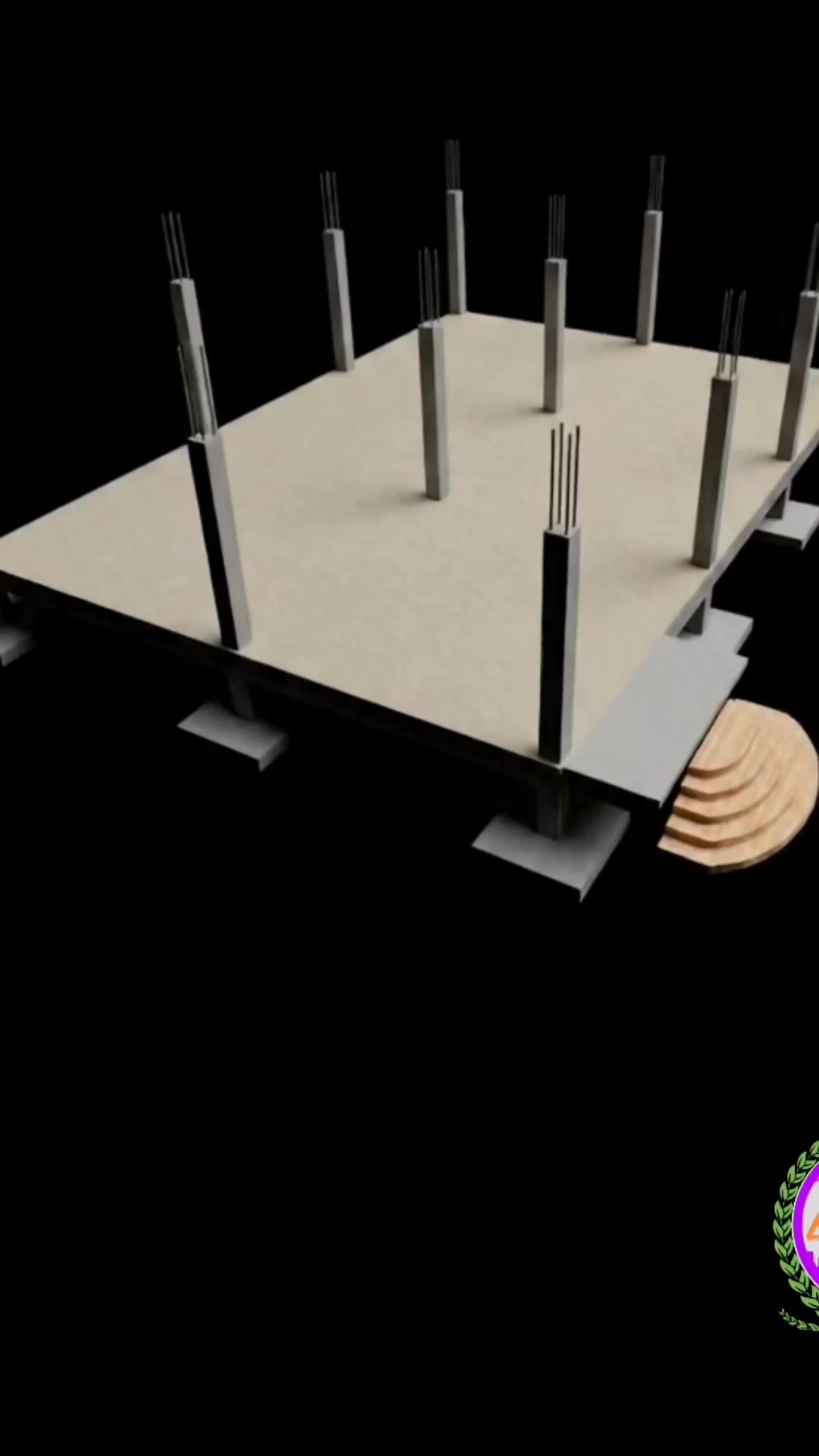 Witness the incredible journey of a structure coming to life! 🏗️ This ...