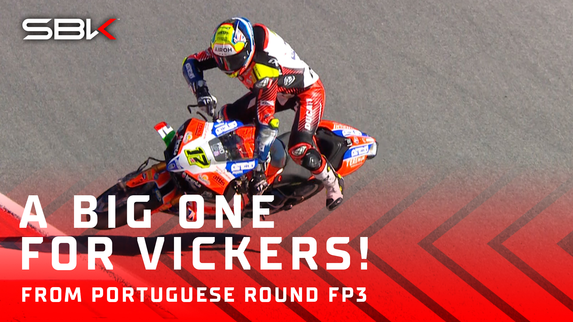 A heavy fall for Vickers in FP3! 😱 The #17 lost control at the