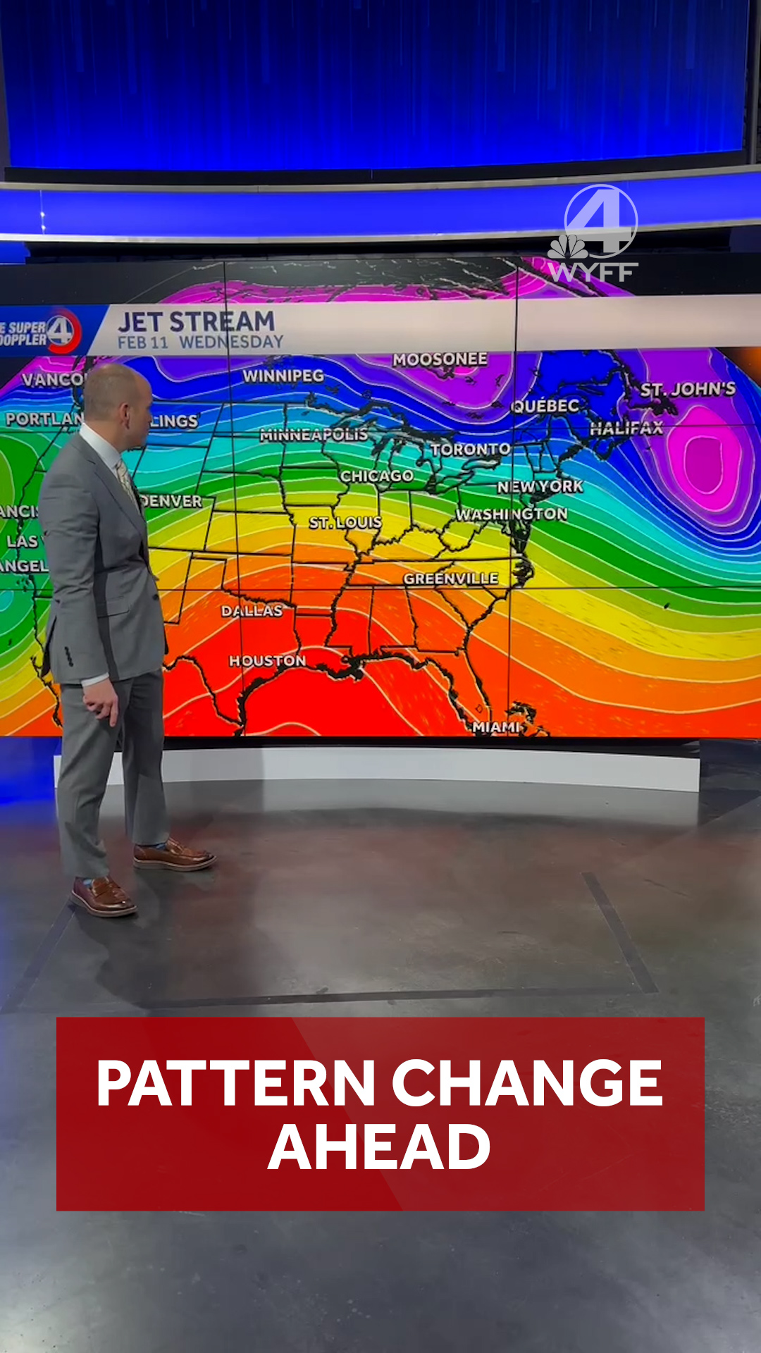 After weeks of snow and ice, the pattern looks to change. Meteorologist ...