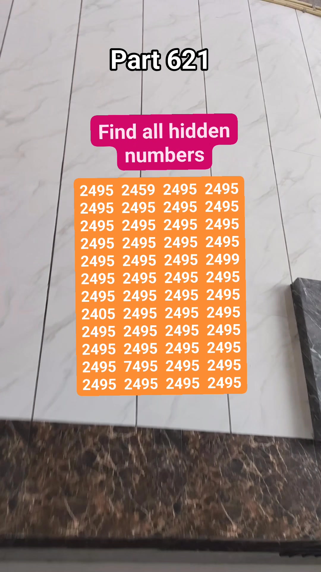 Find all hidden numbers part 621 👍#puzzle #riddle #quiz #brainteaser # ...