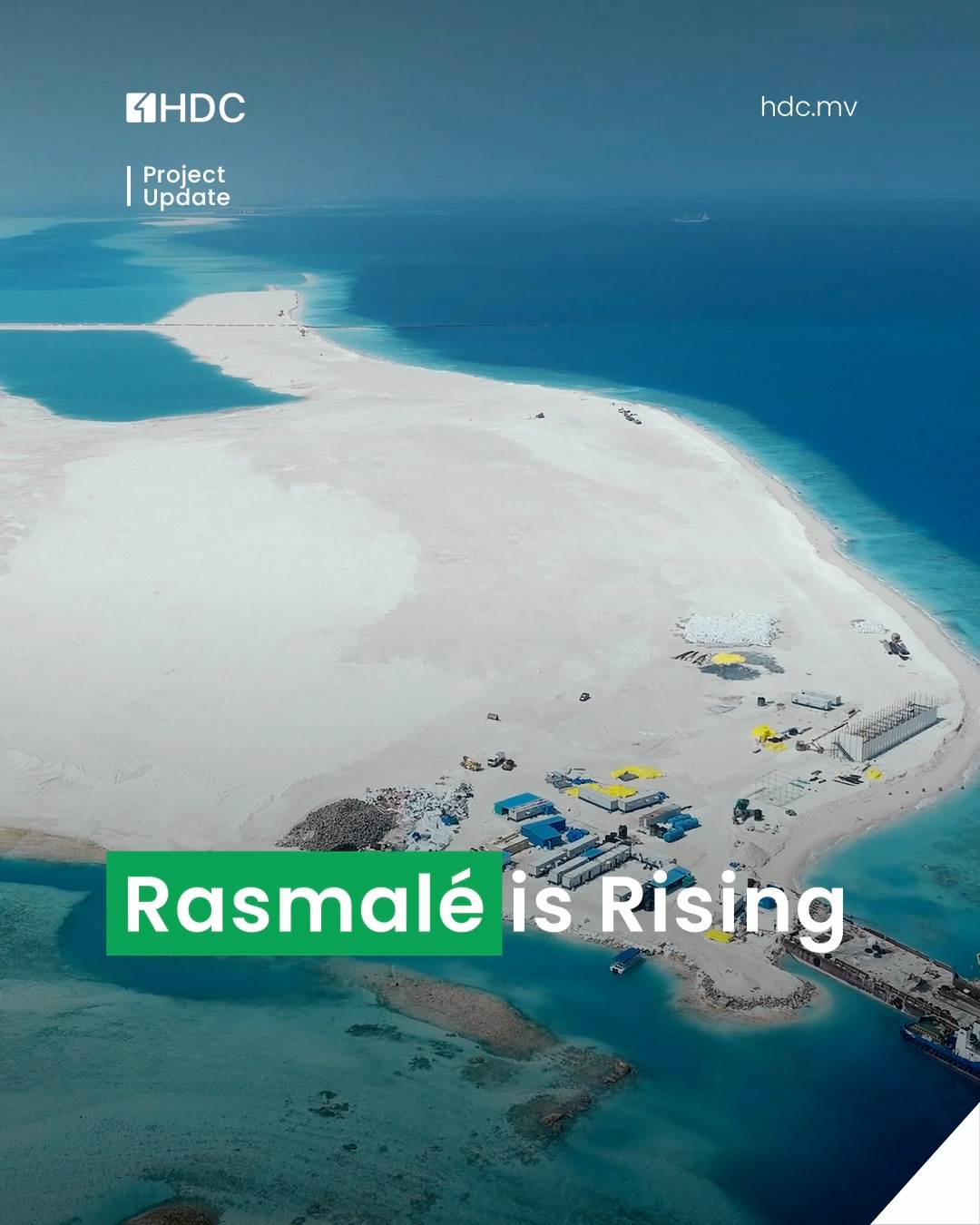 We witnessed Hulhumalé rise from the ocean—now, it’s Rasmalé’s turn. # ...