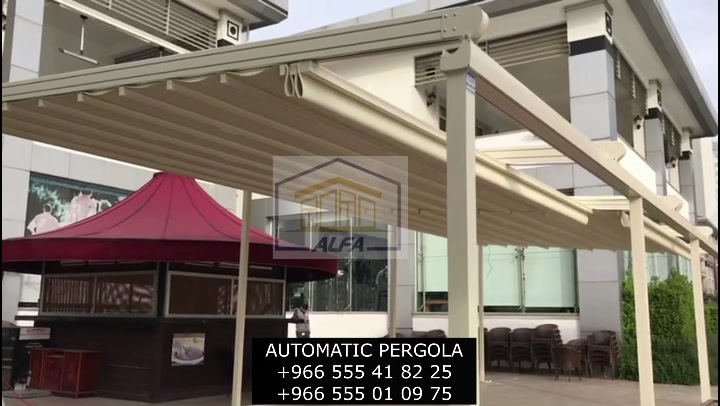 برجولا أتوماتيكي فاخر- PREMIUM AUTOMATIC PERGOLA مقاومة الغبار والتحكم ...