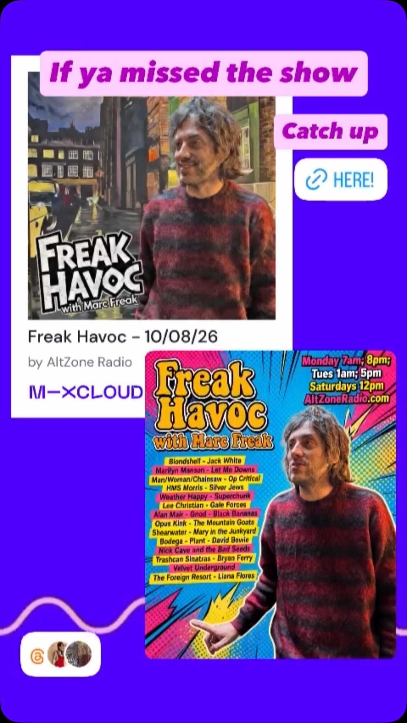 If you missed tonight's Freak Havoc show…. Well you can catch up