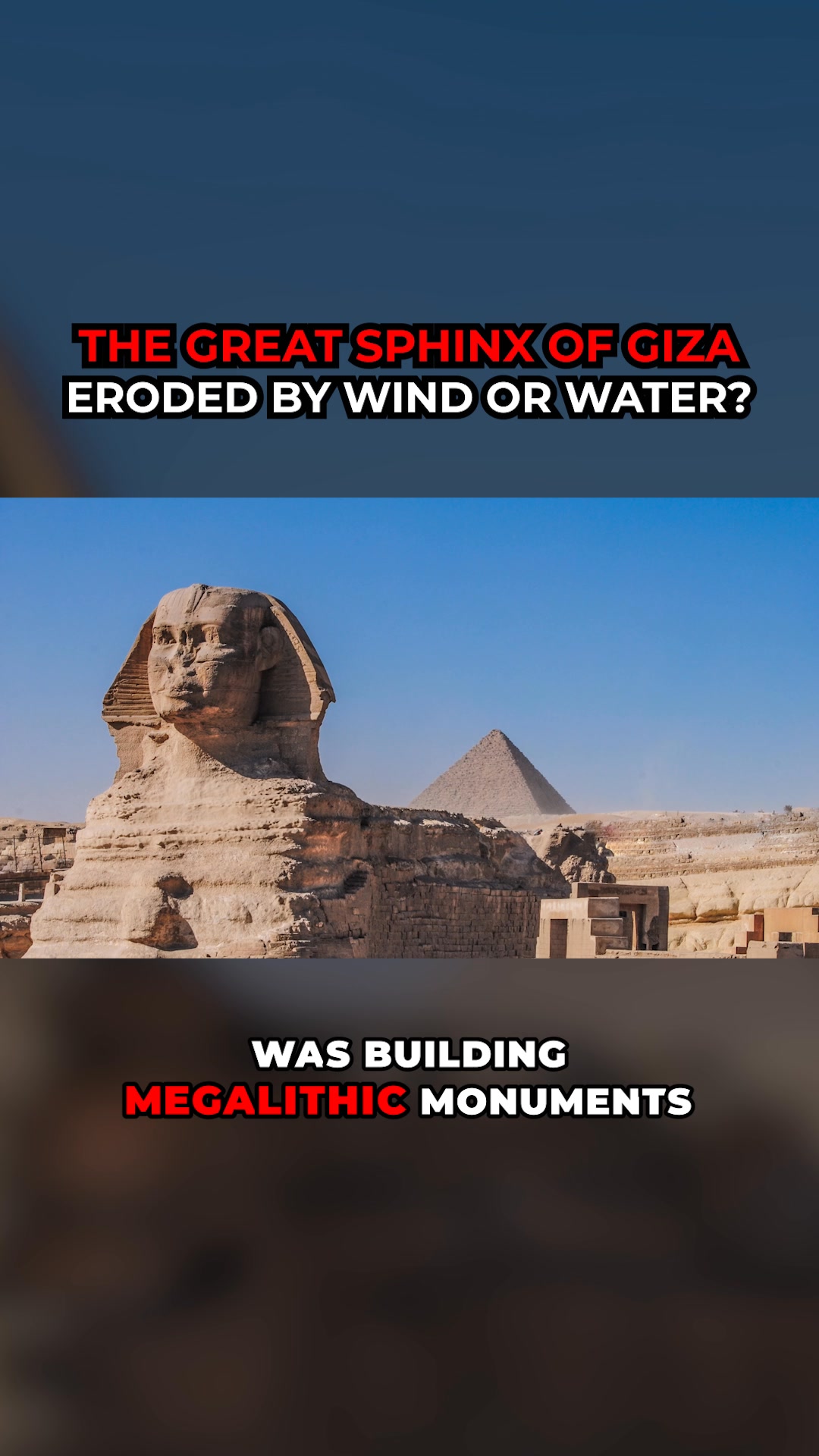 Did the Great Sphinx get Eroded by Water? #history | Michael Button ...