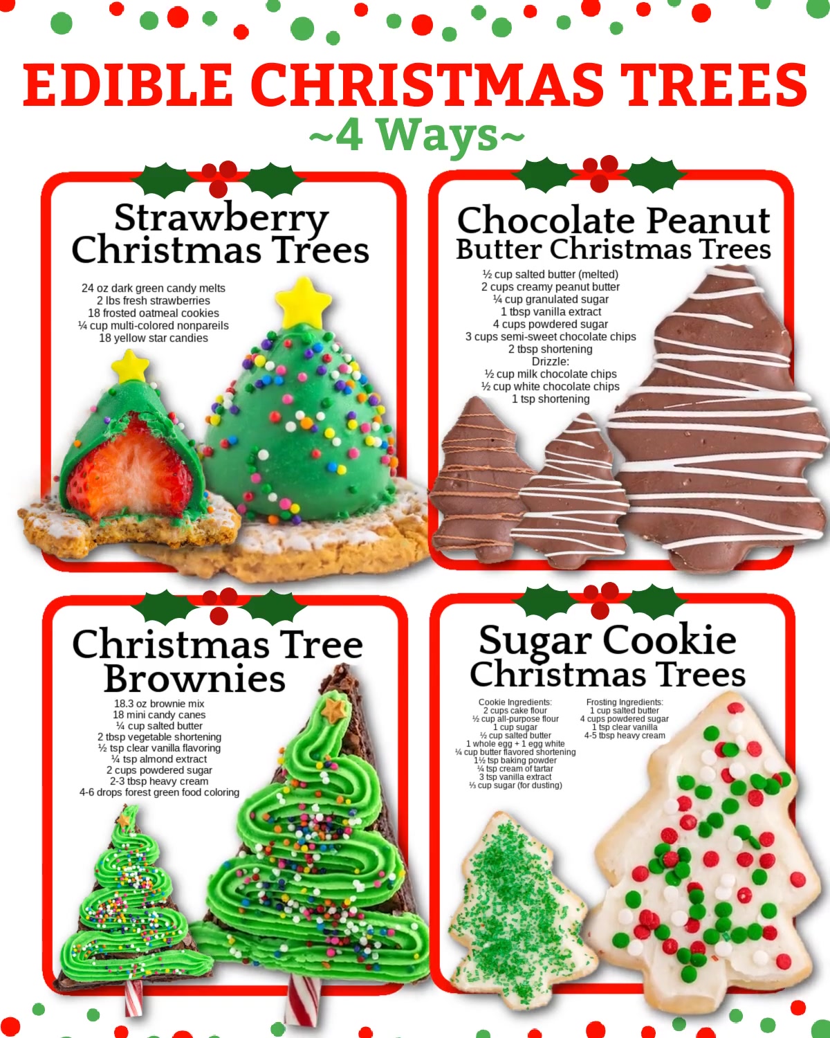 Why decorate the tree when you can eat it? 🎄 These 4 adorable (and ...
