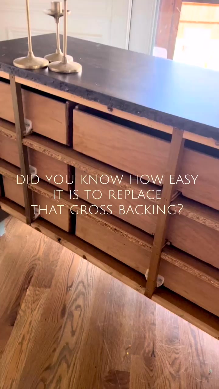 a simple step to elevate your work 👆🏼 dresser backings are often ...