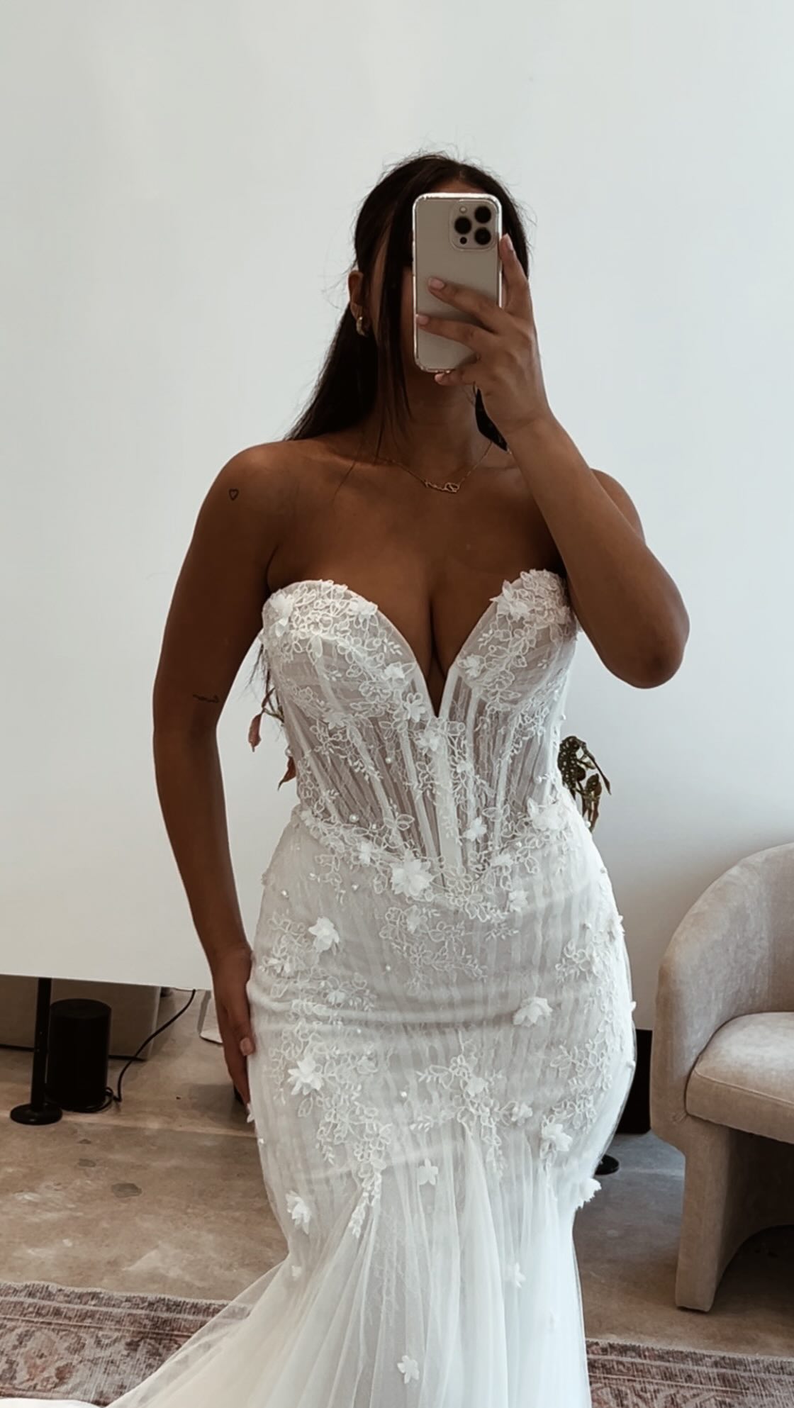 hot pink prom dress Backless Lace Appliqued Long with High Slit, Pink Lace – abcprom Size:Adult XL Chic Black Two Pieces Appliques work plunging