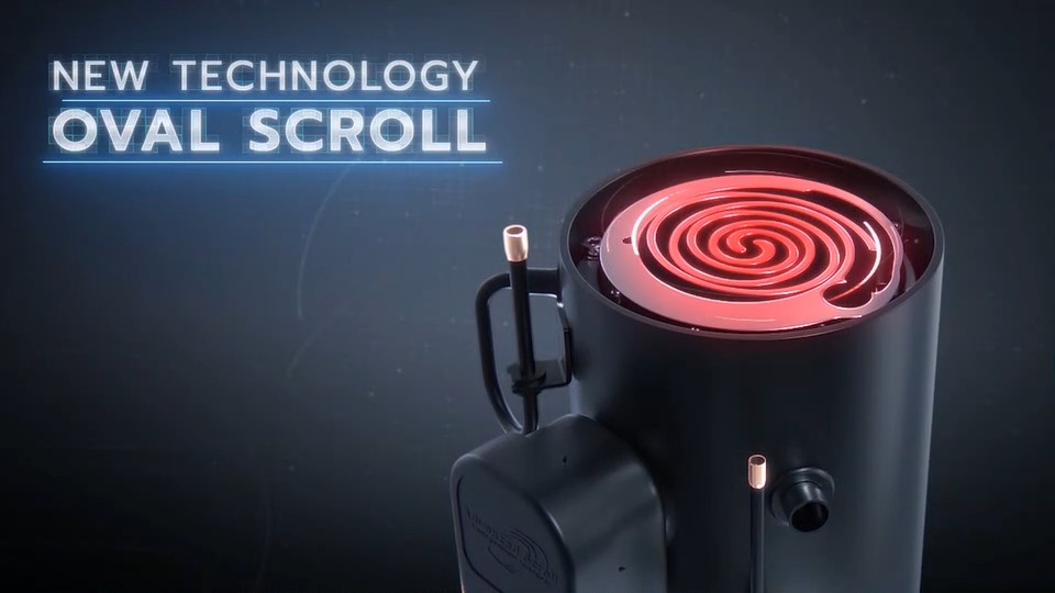 Oval scroll technology: patented technology of Mitsubishi Electric that ...
