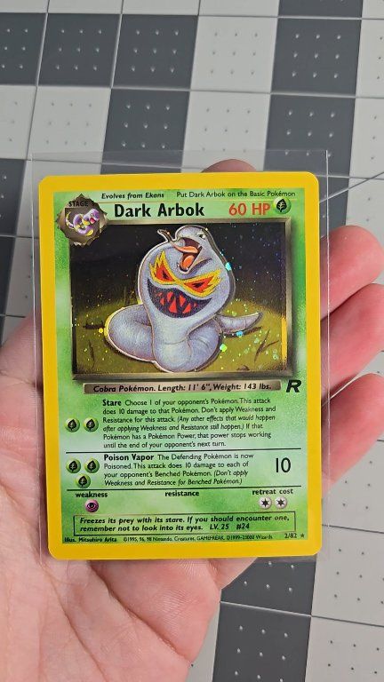 This Error is on every copy of Dark Arbok ! #Pokemon
