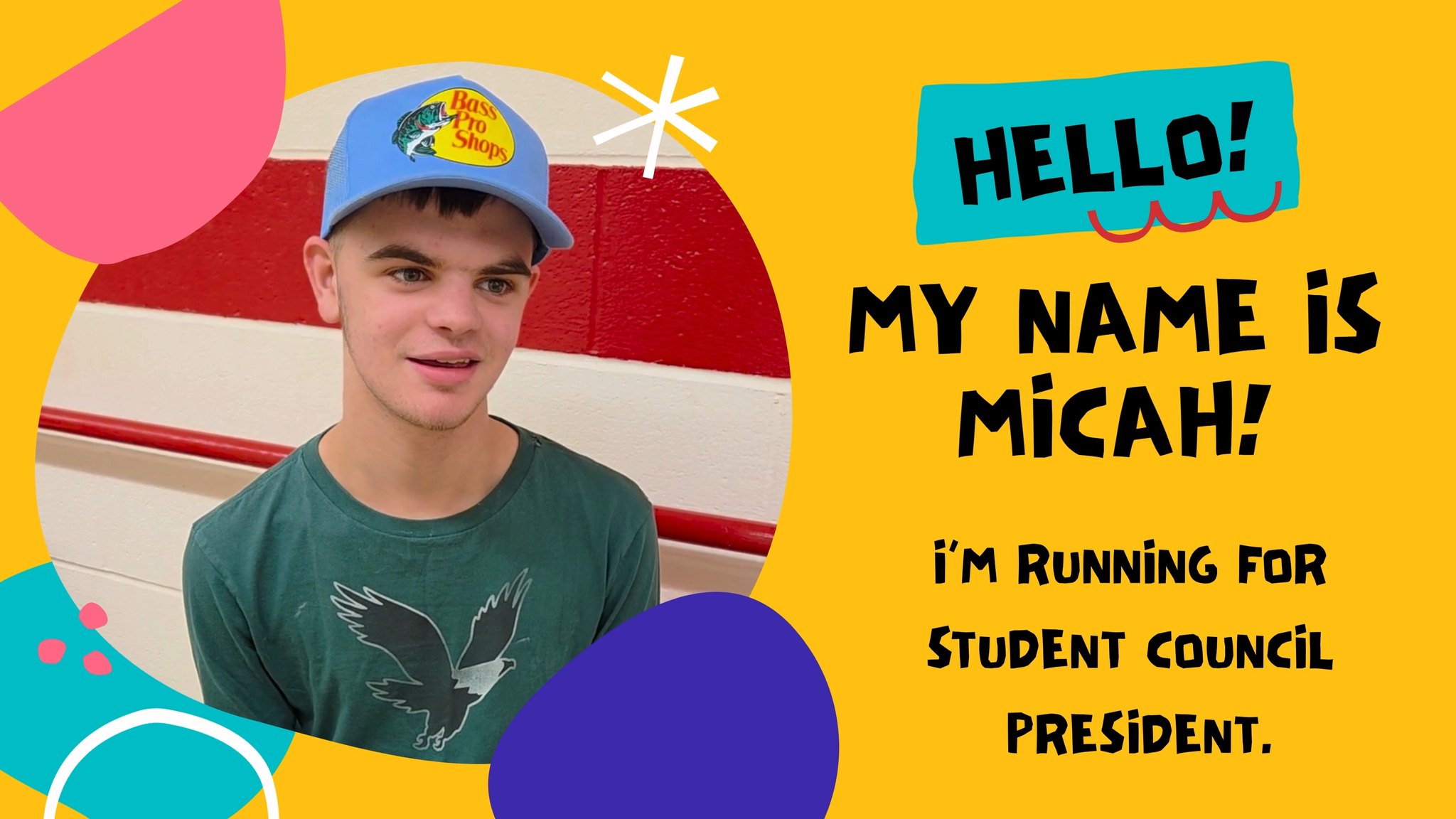 🎉 Meet the Candidates! Last but definitely not least… Micah is running ...