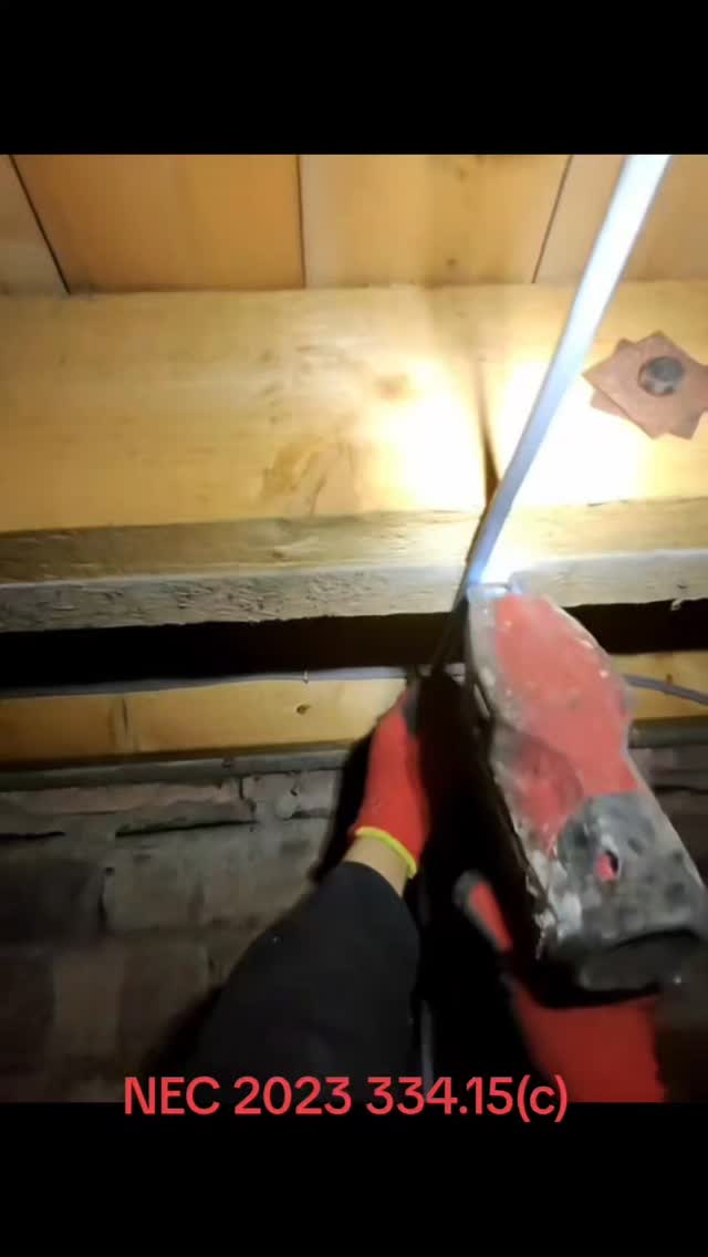 Stevenj120volts - NEC 334.15c what is the code rules for... | Facebook