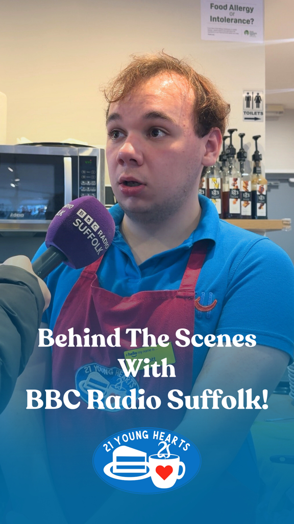 Today we had the pleasure of welcoming BBC Radio Suffolk into the Cafe ...