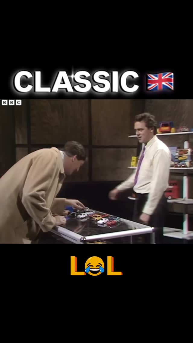 Second-hand toy cars… only Fry & Laurie could make this hilarious 😂🇬🇧 ...