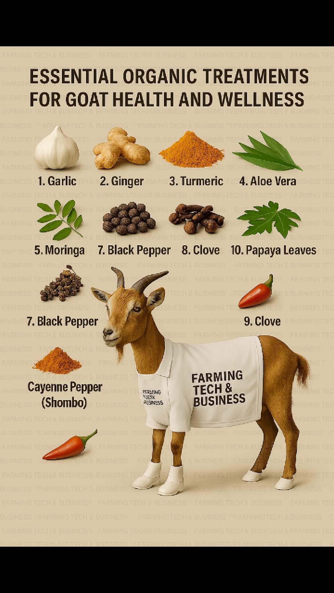 Essential organic treatment for goats #goatfarming #livestock # ...