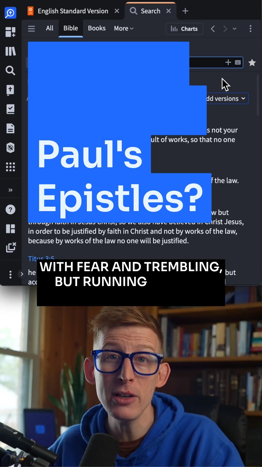 It's the classic discussion: grace vs. works. Let's get into it and ...