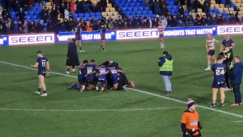 Scenes from full time as London Broncos secure a 25-8 victory over ...