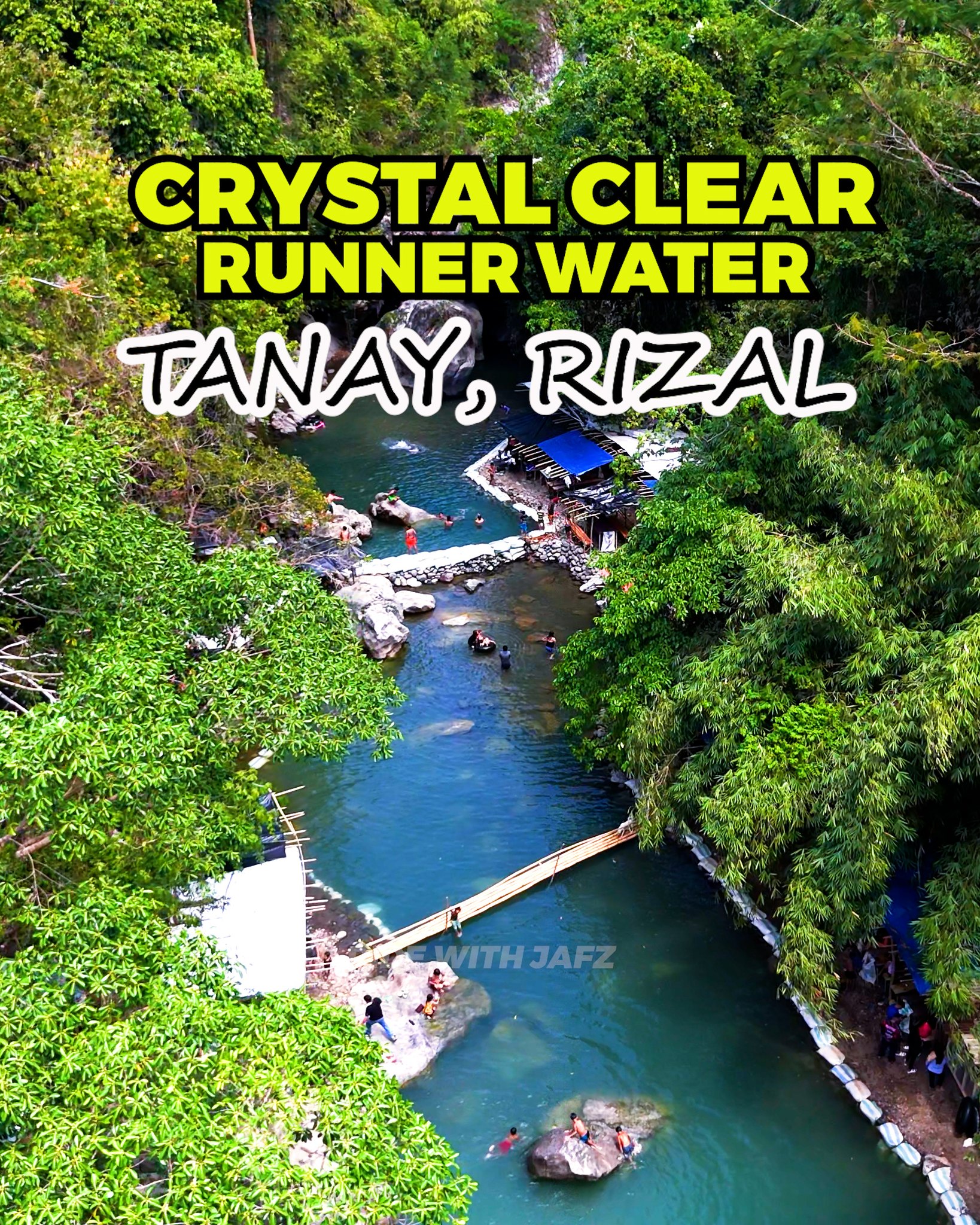 Bagong Crystal clear na running water sa TANAY RIZAL sa bukal mismo ...