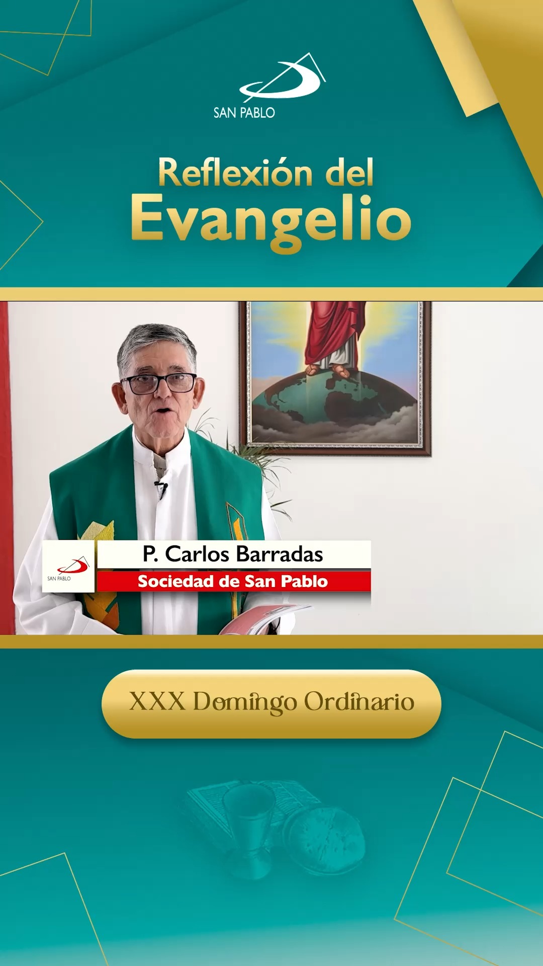 Reflexión Pan de la Palabra 26 de Octubre XXX Domingo  