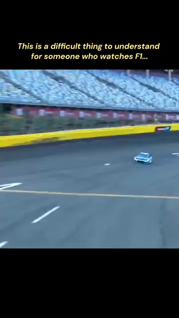 Which is faster, F1 or NASCAR on an oval at top speed?