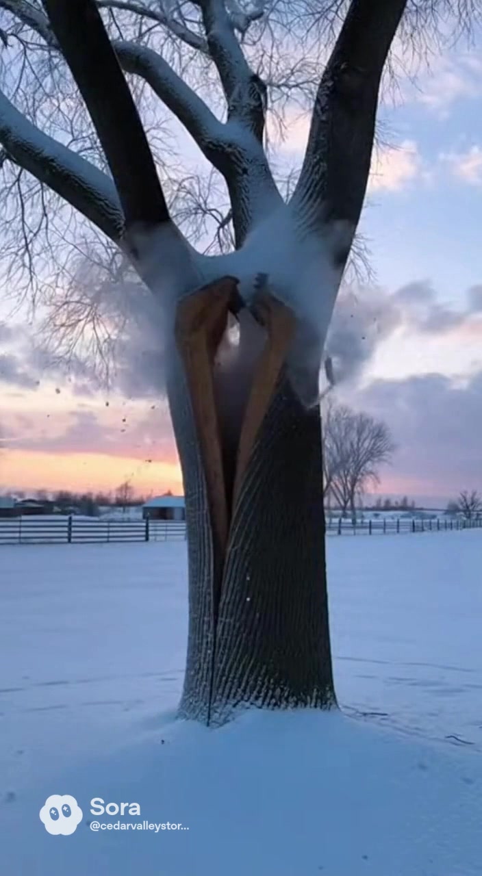 ⚠️ EXTREME COLD CAN DO WEIRD THINGS ⚠️ As temperatures crash well below ...