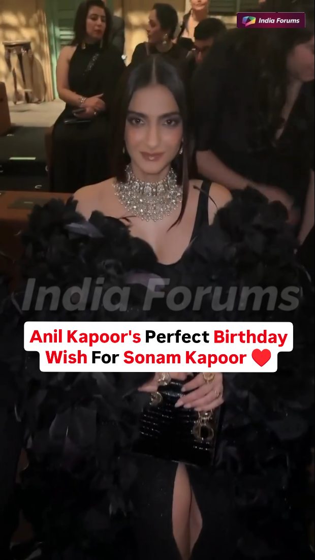 sonam kapoor birthday dress Here's a glimpse into Kapoor's bash by daddy Anil 🤩🤩, He's just so happy to have Sonam Kapoor as his daughter ♥️, ., ., #anilkapoor #sonamkapoorstyle #sonamkapoorhappybirthday Size:28 mcafteradha24 SHEIN Belle Adult Women's