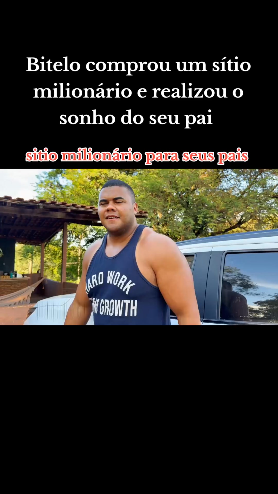 Bitelo visitou o sítio milionário que compara seus pais. #bitelo # ...