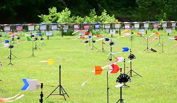 What happens if a target blows off the stand during a match? Match ...