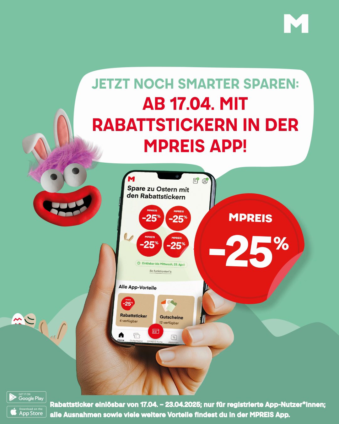 🎉 Jetzt NEU in der MPREIS App! 🐰📱 Ab sofort gibt's unsere beliebten ...