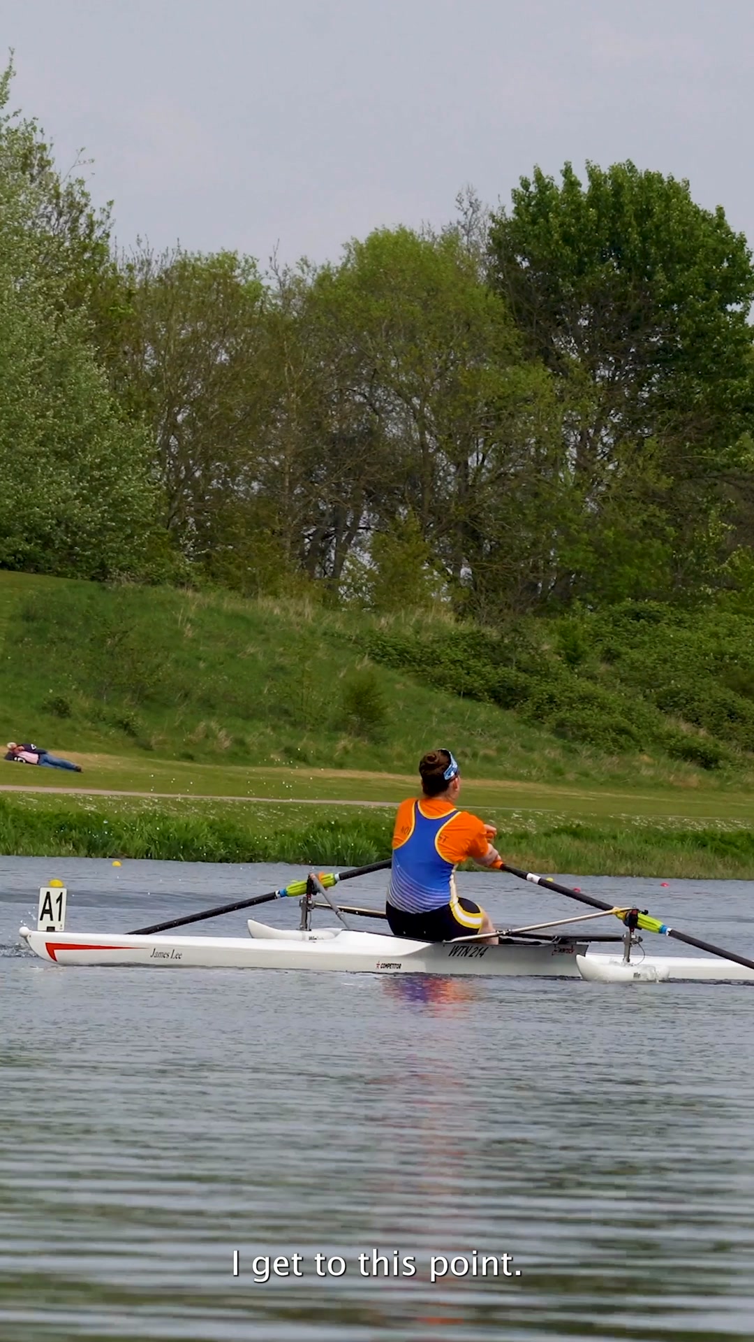 Eimear Slee became the first completely blind rower to cross the finish ...