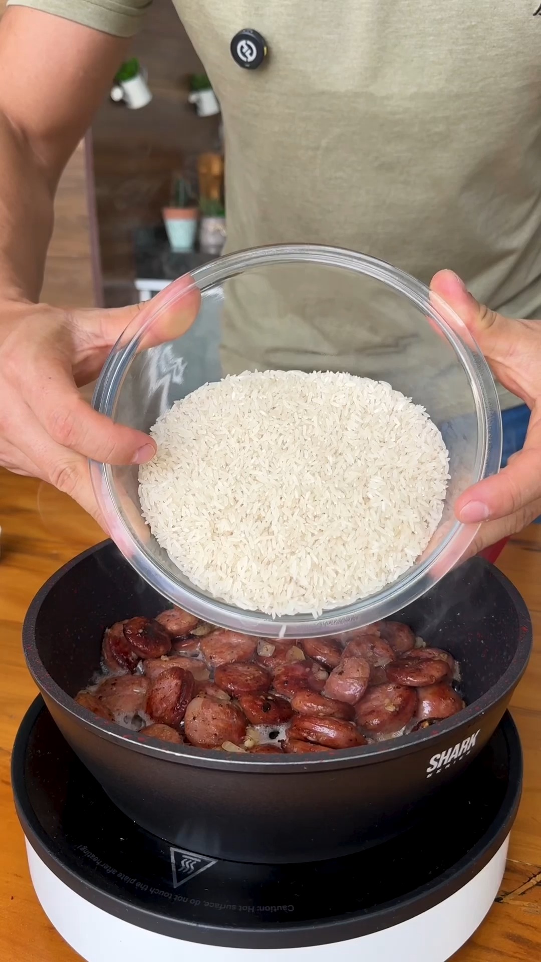 When I make rice with sausage like this there is never anything left ...