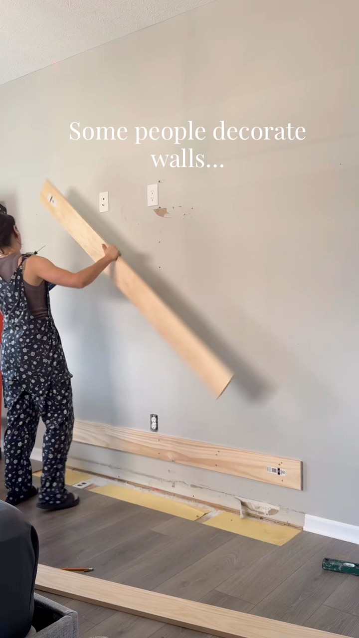 In this video, I’m building a full fireplace wall from scratch ...