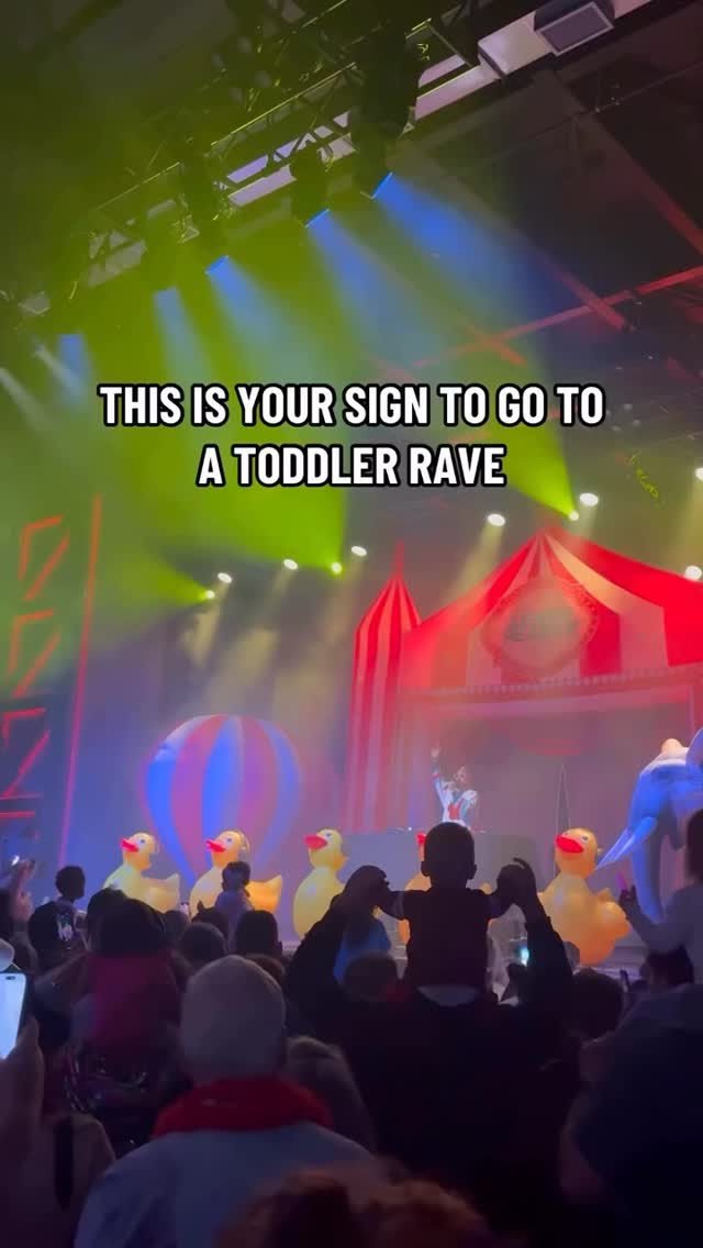 Tiny humans, big vibes 😄 #rave #toddler | Technovibers | Facebook