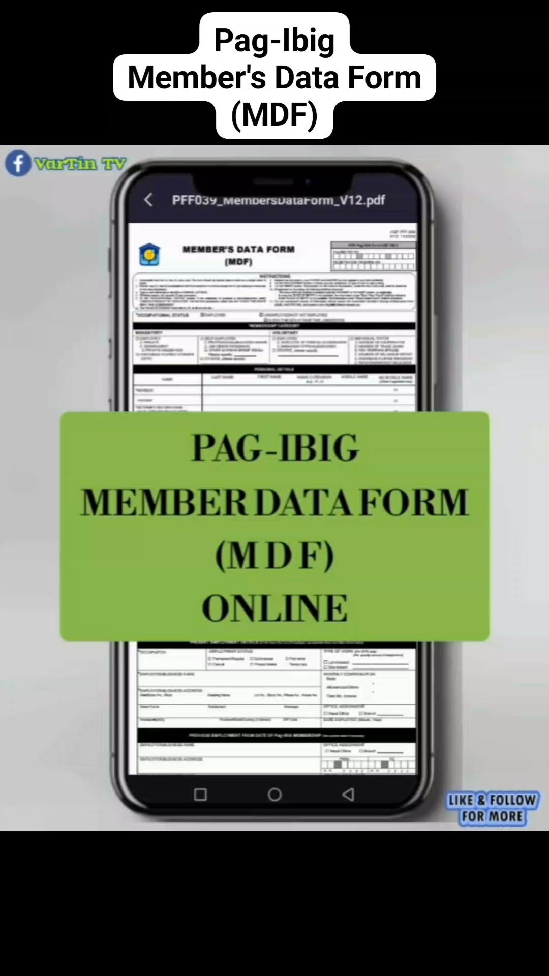 Paano kumuha ng Pag-Ibig Member's Data Form (MDF) gamit ang Cellphone ...