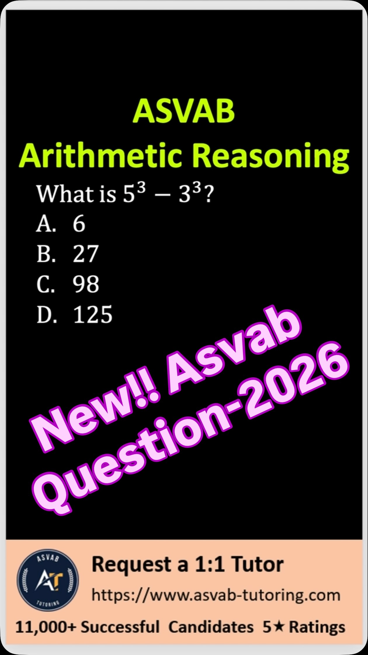 🔥 ASVAB Math Trick you NEED to know! Stop guessing and start solving ...