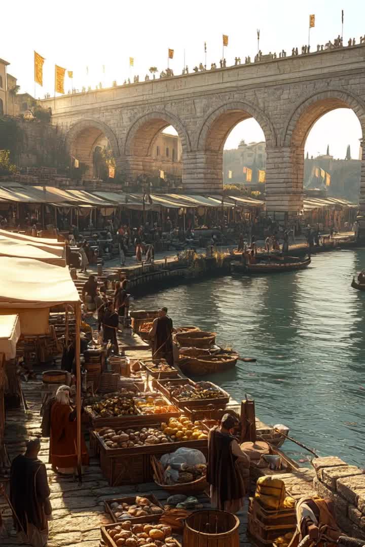 Life in Rome: 1200 AD as imagined by AI Medieval Rome stands divided ...