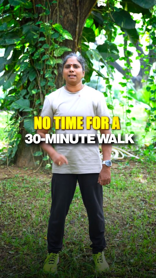 Small moves. Big results. If 30 minutes of walking feels hard, these 5 ...