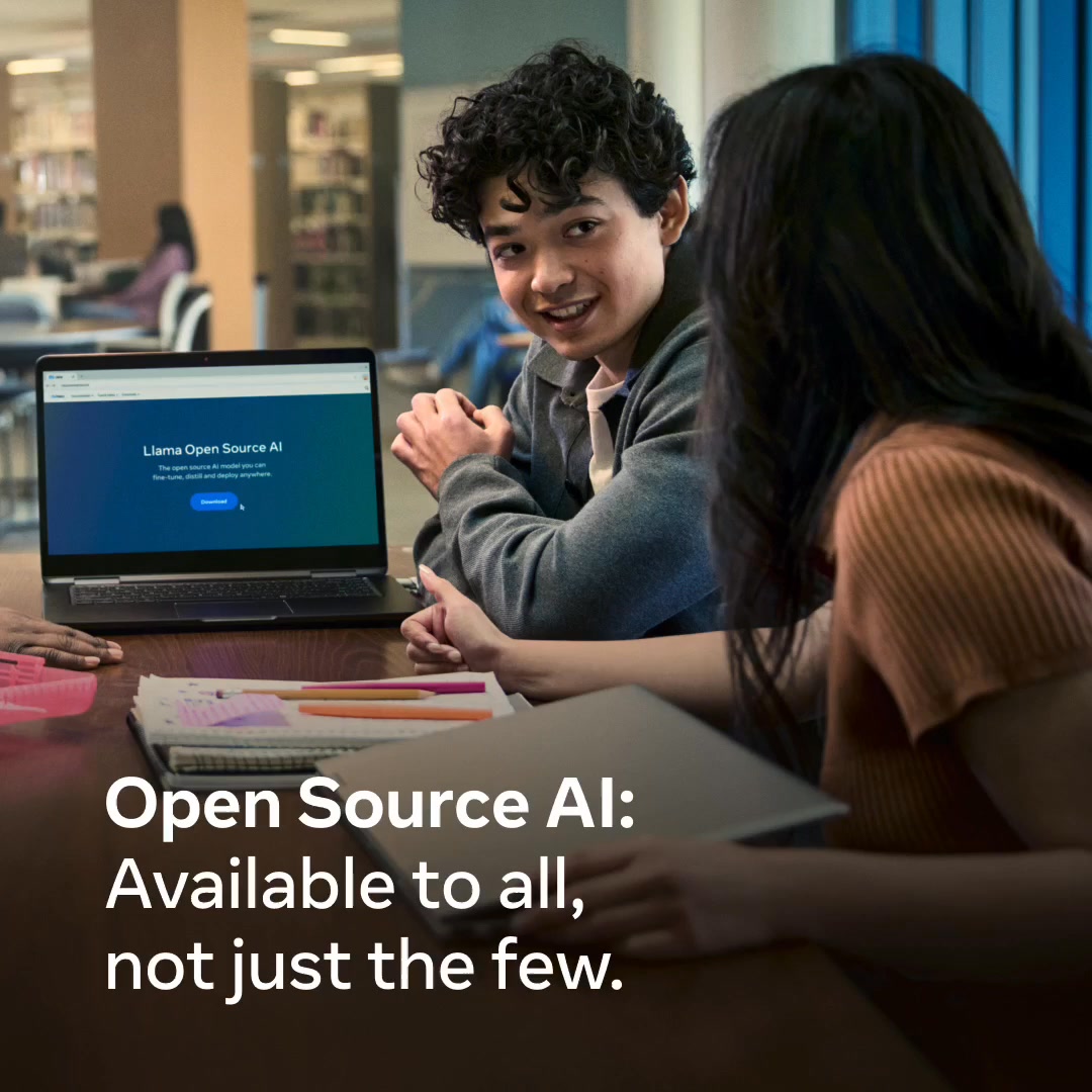 Meta’s open source AI enables start-ups, students, researchers and mor