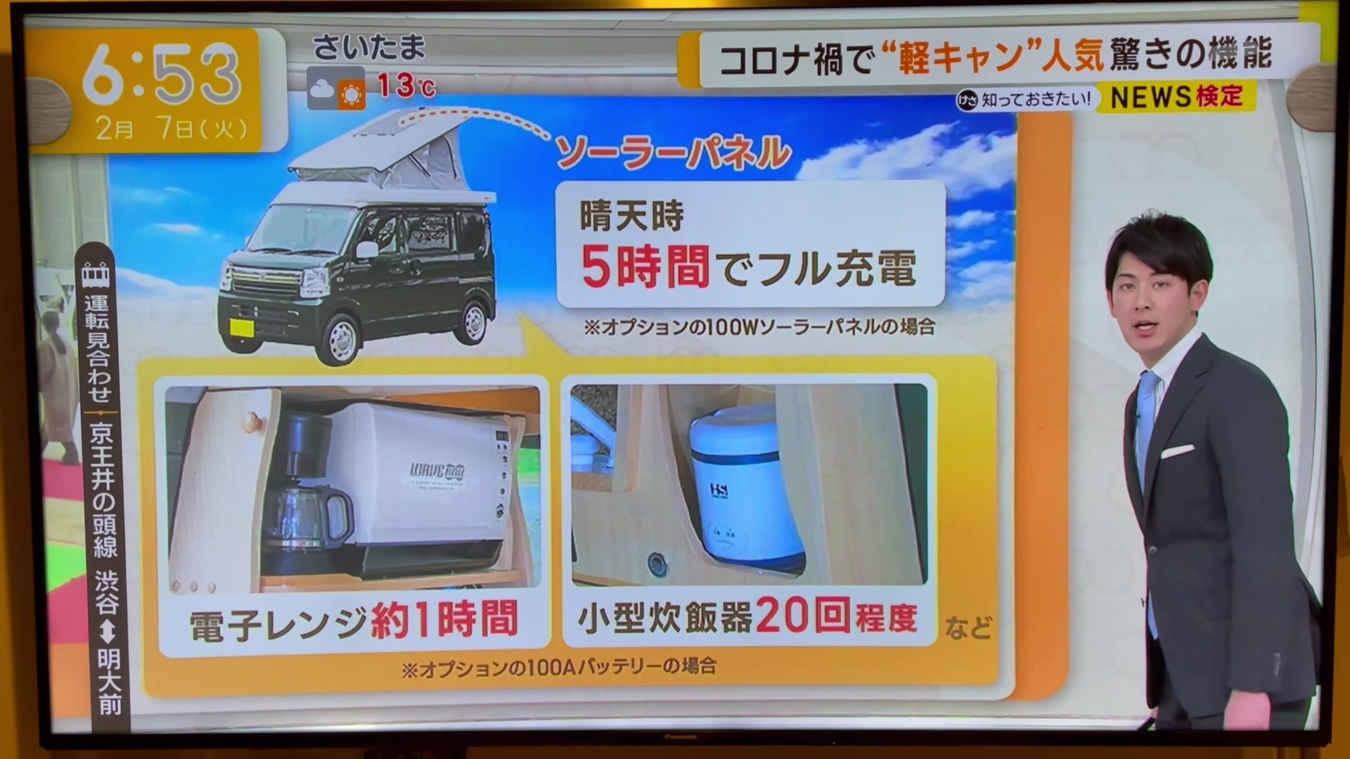 テレビ朝日のグッドモーニングに災害に強い給電くんが紹介されました 