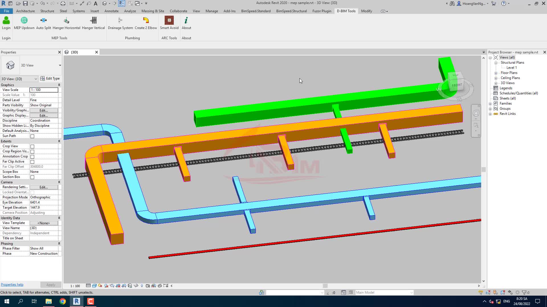 Tải miễn phí Add-in Revit hỗ trợ hệ thống MEP: https://dbim.vn/soft ...